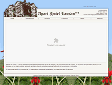 Tablet Screenshot of apartamentoslausan.com